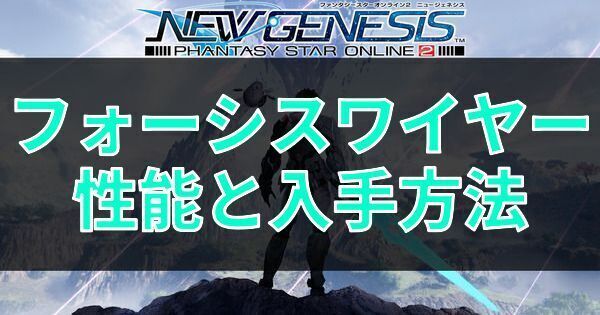 フォーシスワイヤーの性能と入手方法