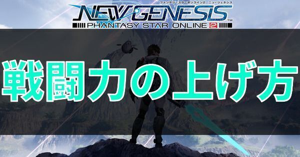 【PSO2NGS】戦闘力の上げ方