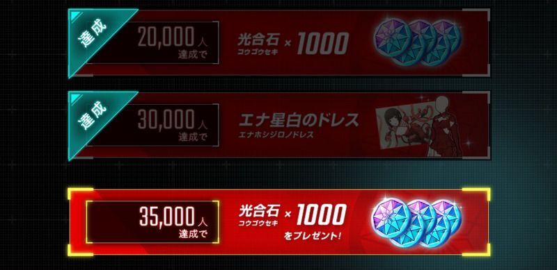 シドニア掌位の事前登録キャンペーン