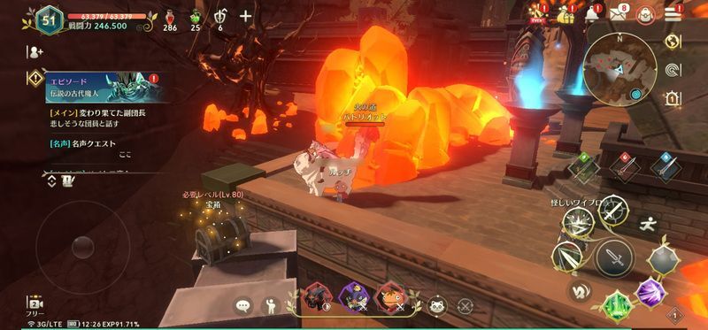 神殿の中のボックス