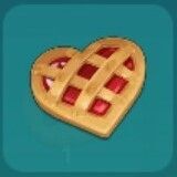 ハートのビスケット