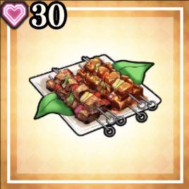牛鹿の串焼き盛合せ