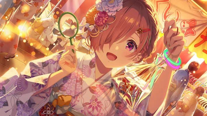 祭りに光る一番星 白石千紗