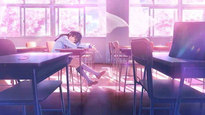 彼女にかかる花霞 長瀬麻奈