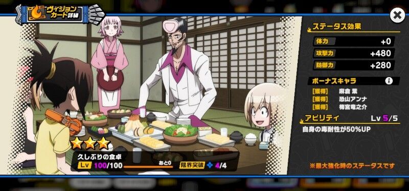 久しぶりの食卓