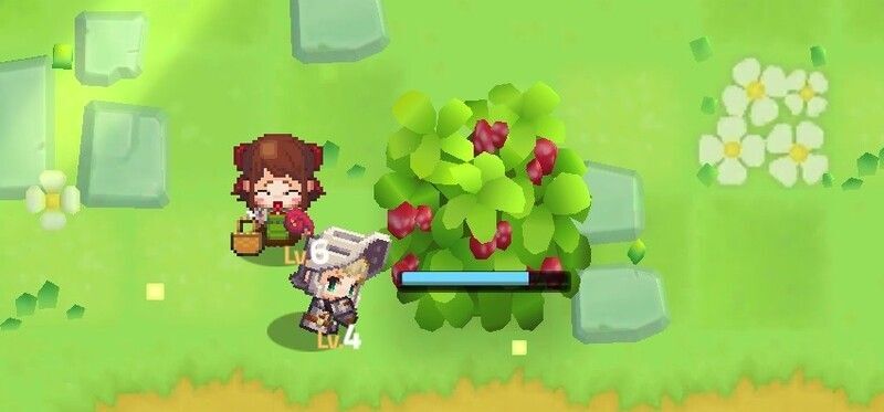 木の実でHPを回復