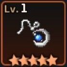 三日月のイヤリング