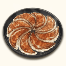 肉汁たっぷり鉄板餃子