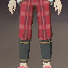 柄付き股引格子