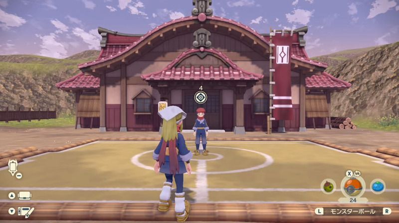 訓練場でテル/ショウとバトル1