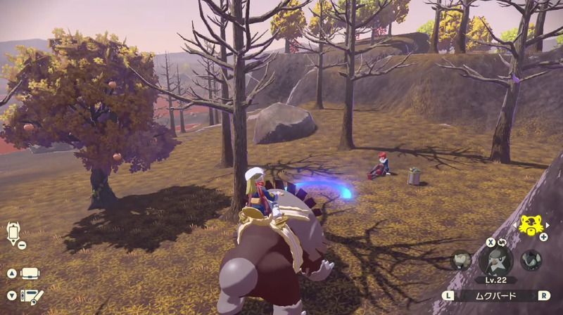 青色の反応を便りにヒナツを探す