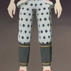 柄付き股引豆絞