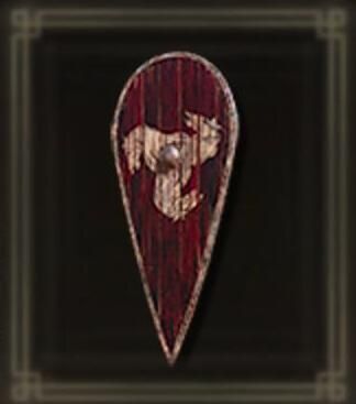 馬紋のウッドシールド