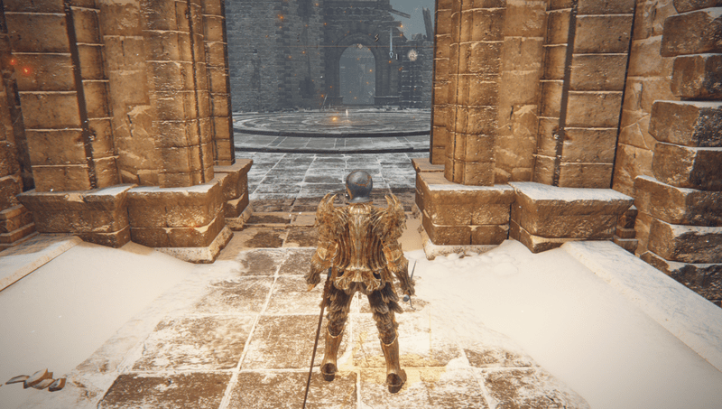 ソール城砦、屋上