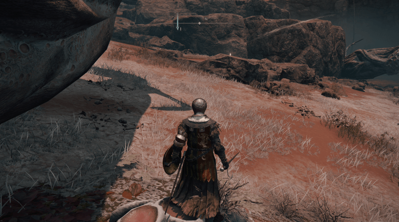 エオニア沼の岸辺