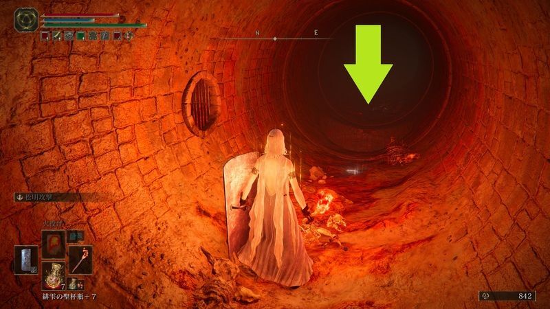 忌み捨ての地下の進み方