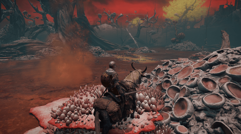 エオニアの沼、奥地