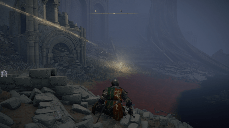 サリアの街、階段下