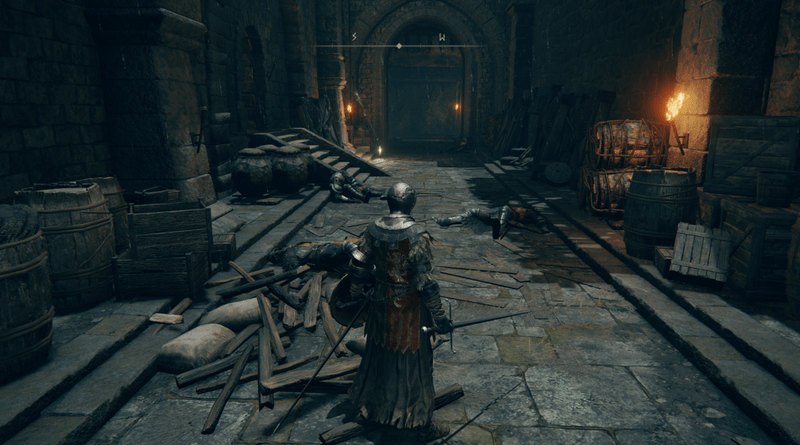 モーンの城、昇降機前