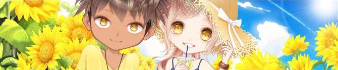 あの夏の雲、向日葵畑。