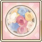 かわいいガラス細工