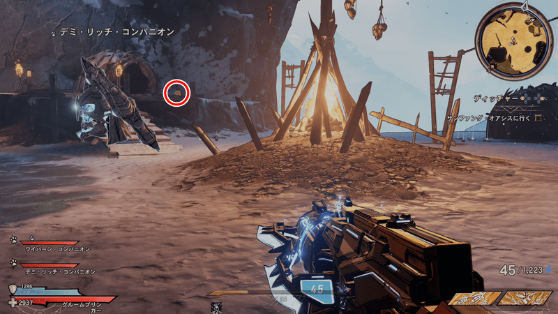 マウント・クロウのラッキーダイスの場所詳細⑭