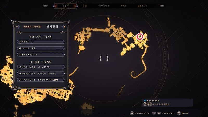 タングルドリフトのラッキーダイスの場所マップ㉑