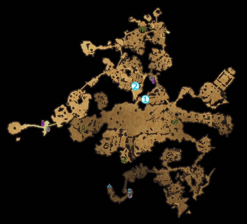 マウント・クロウの詩篇のページマップ