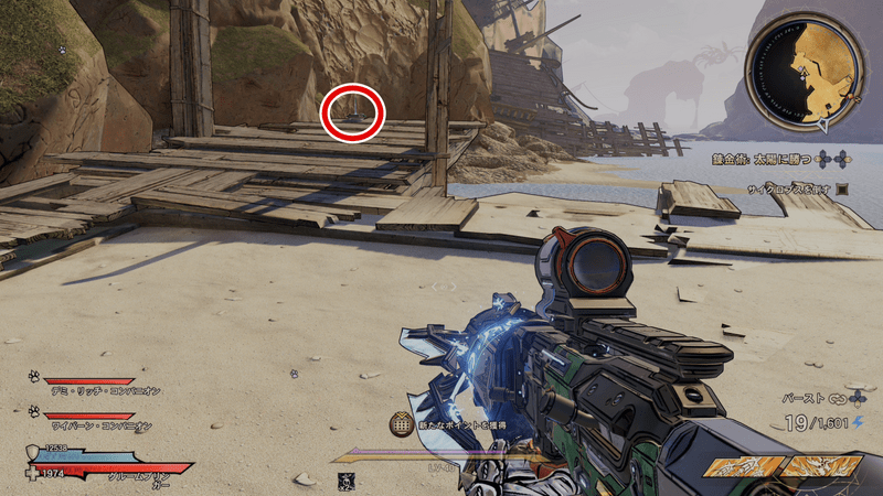 クラックマスト・コーヴの伝承の巻物の場所詳細③