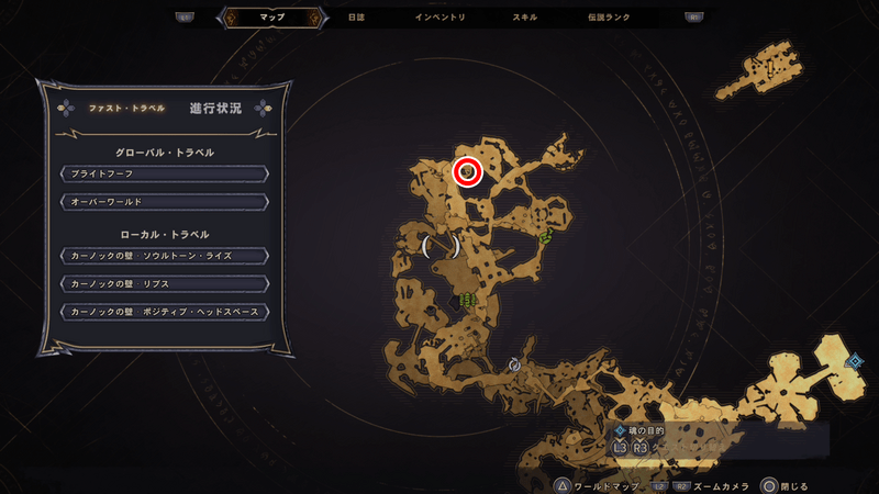 カーノックの壁のラッキーダイスの場所マップ⑲