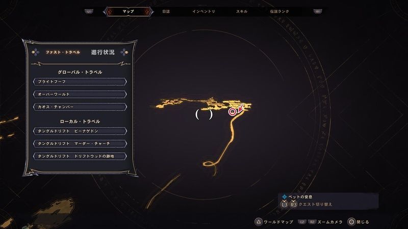 タングルドリフトのラッキーダイスの場所マップ⑳