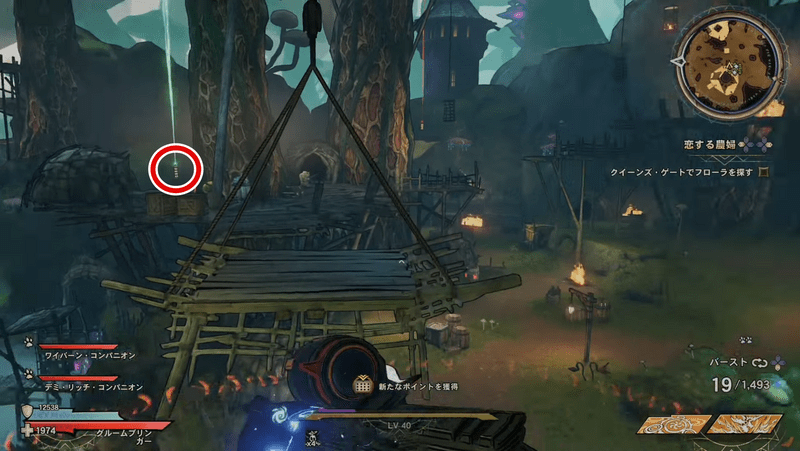 ウィープワイルド・ダンクネスの起動ルート①