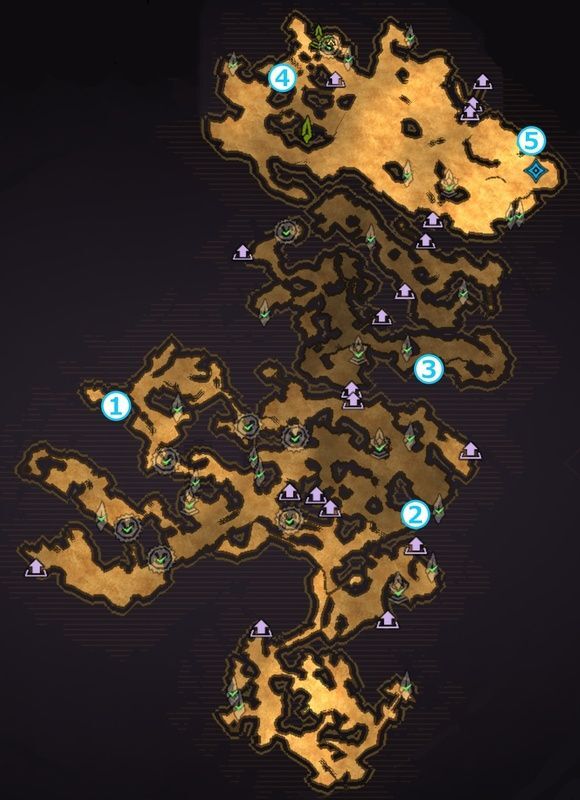 オーバーワールドの詩篇のページマップ