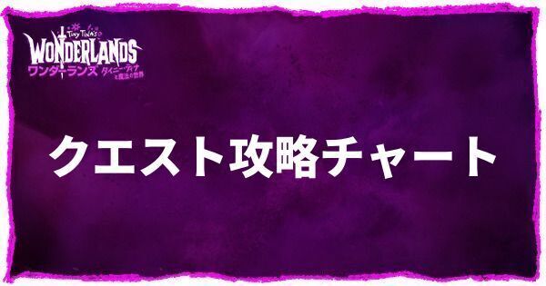 クエスト攻略チャート