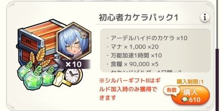 初心者カケラパック1