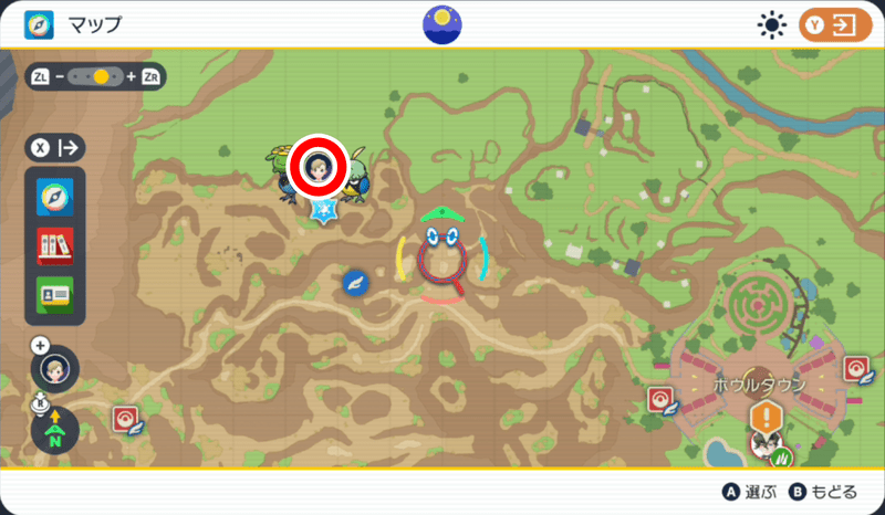 紫の杭のマップ6