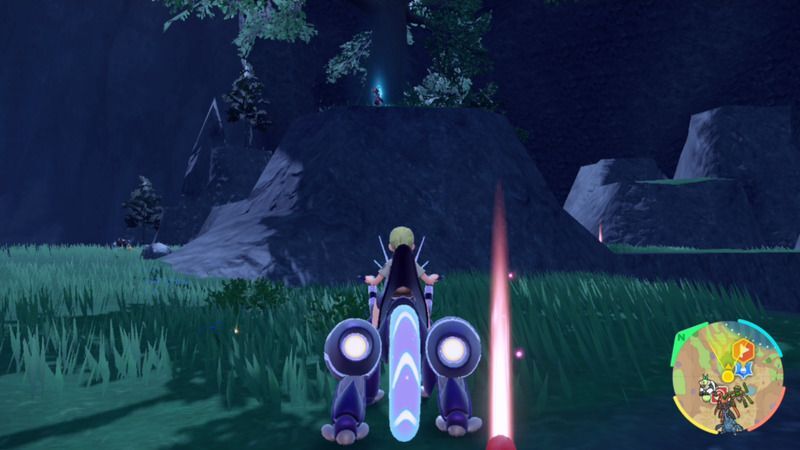 青の杭がある周囲の様子4