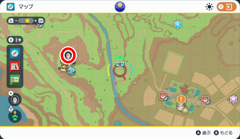 オレンジの杭のマップ4