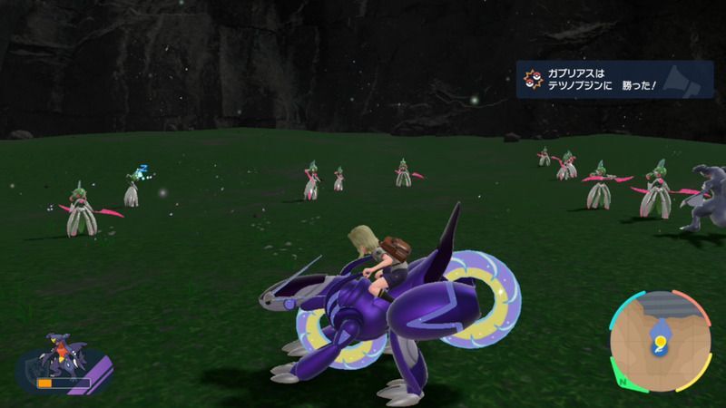 隠し洞窟のスクショ