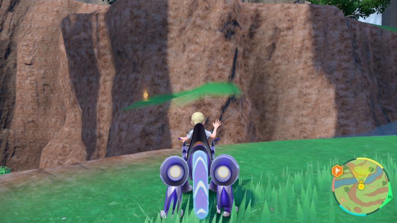 オレンジの杭がある周囲の様子1