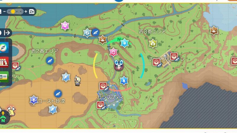 チルタリスの出現場所・マップ