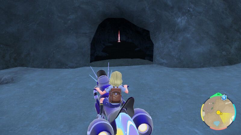 地獄谷にある洞窟の中