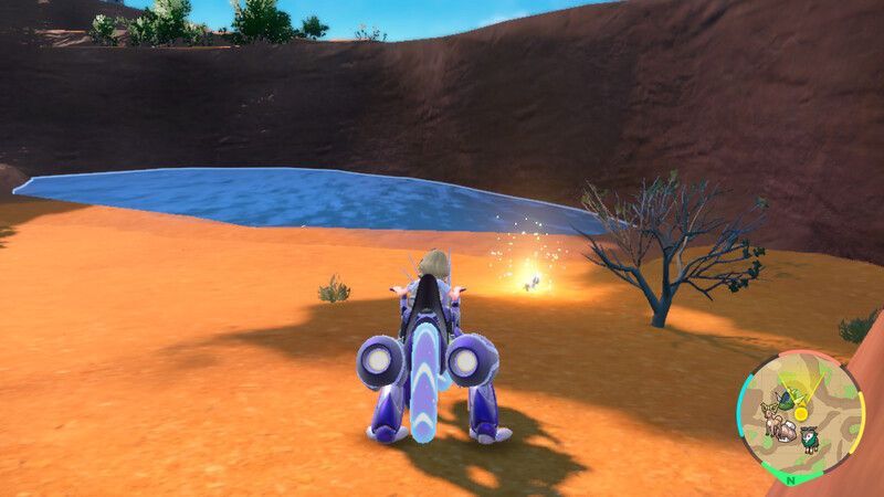 コリンクがいる周囲の様子