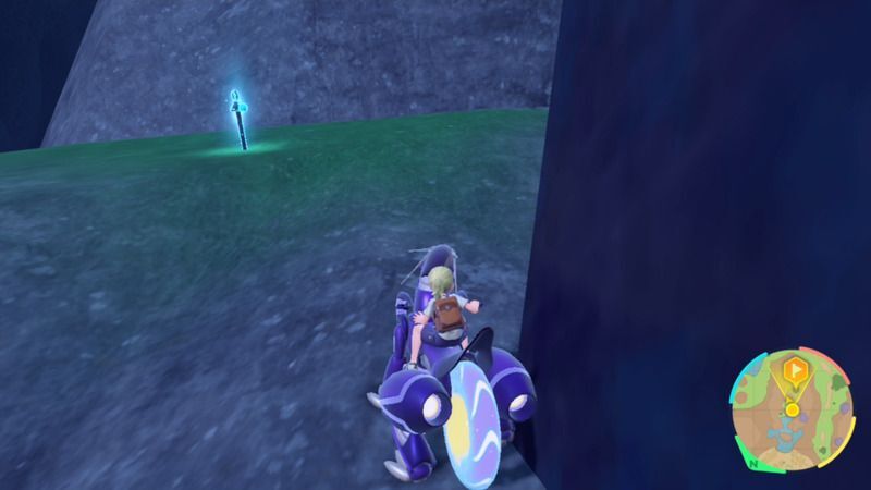 青の杭がある周囲の様子3