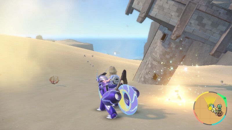 スナバァがいる周囲の様子