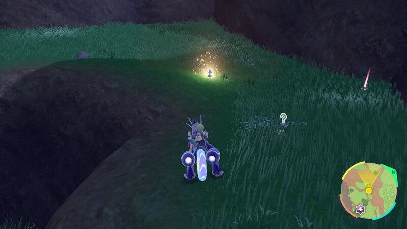 ゴンベがいる周囲の様子