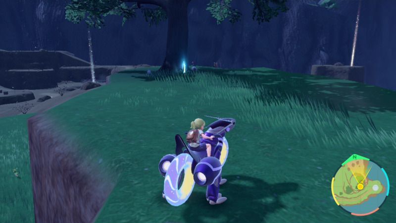 青の杭がある周囲の様子1