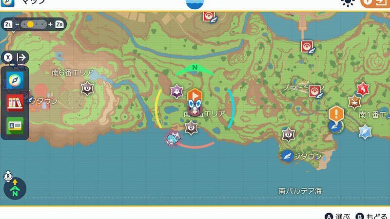 ヌメイルの出現場所・マップ