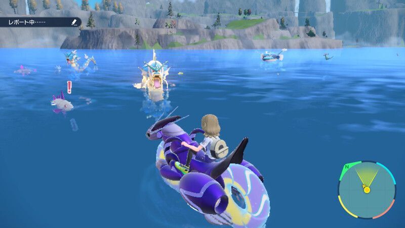 ギャラドスがいる周囲の様子