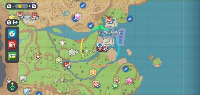 ハッコウシティ南西